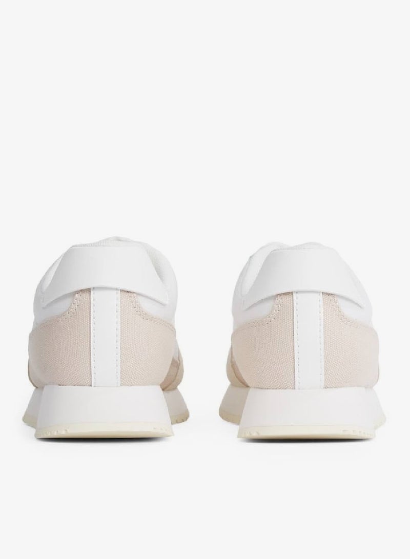 Retro Low Lace Up Canvas Runner Sneakers
