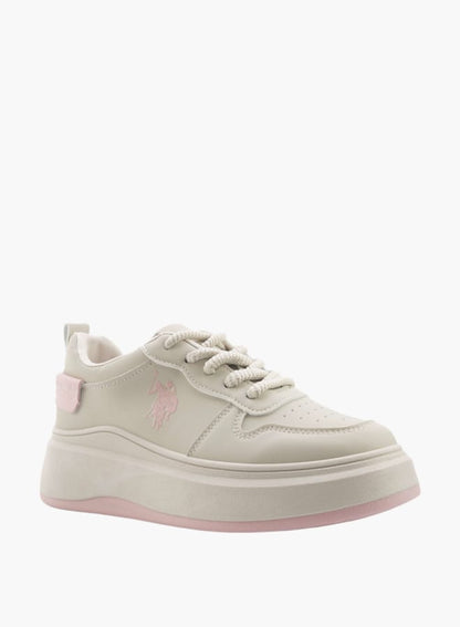 Women's Logo Detail Lace-Up Sneakers