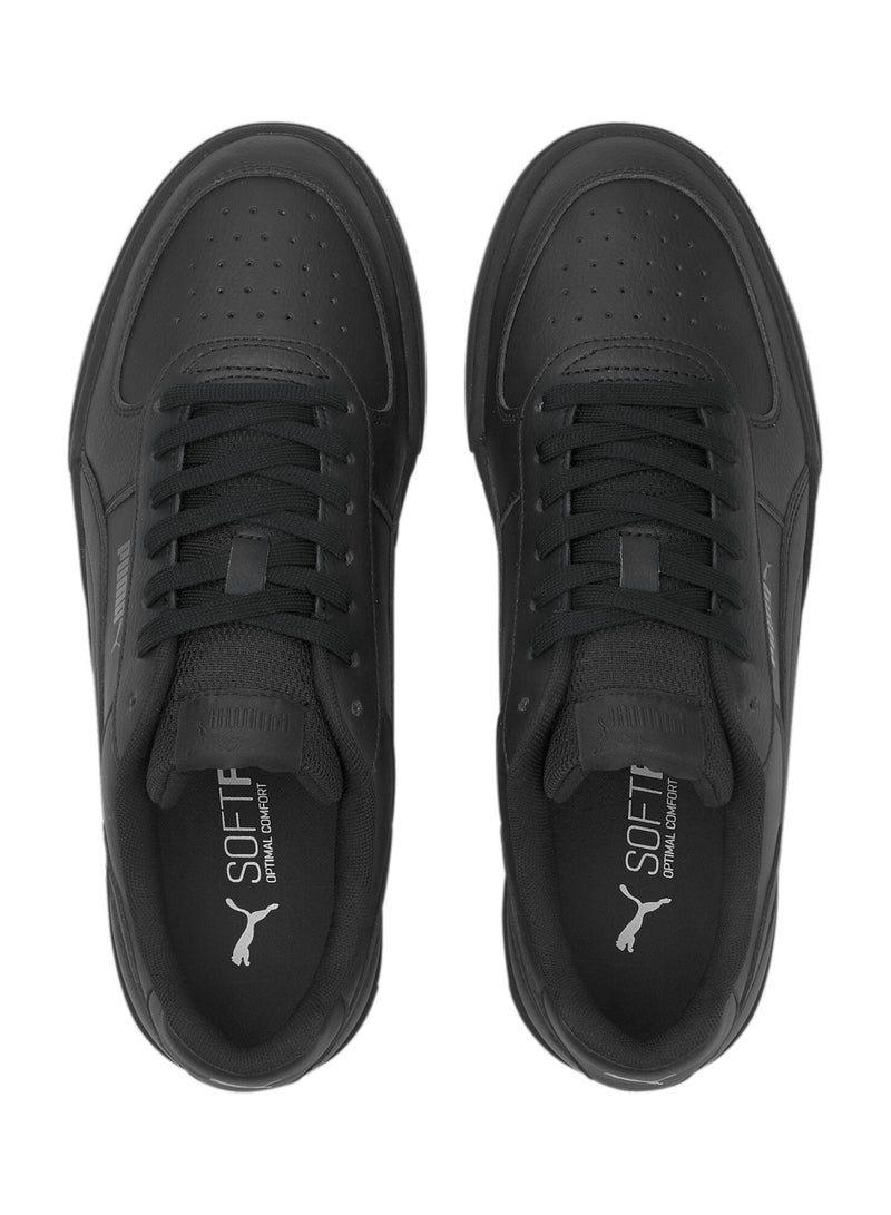 Caven Mens Black Trainers