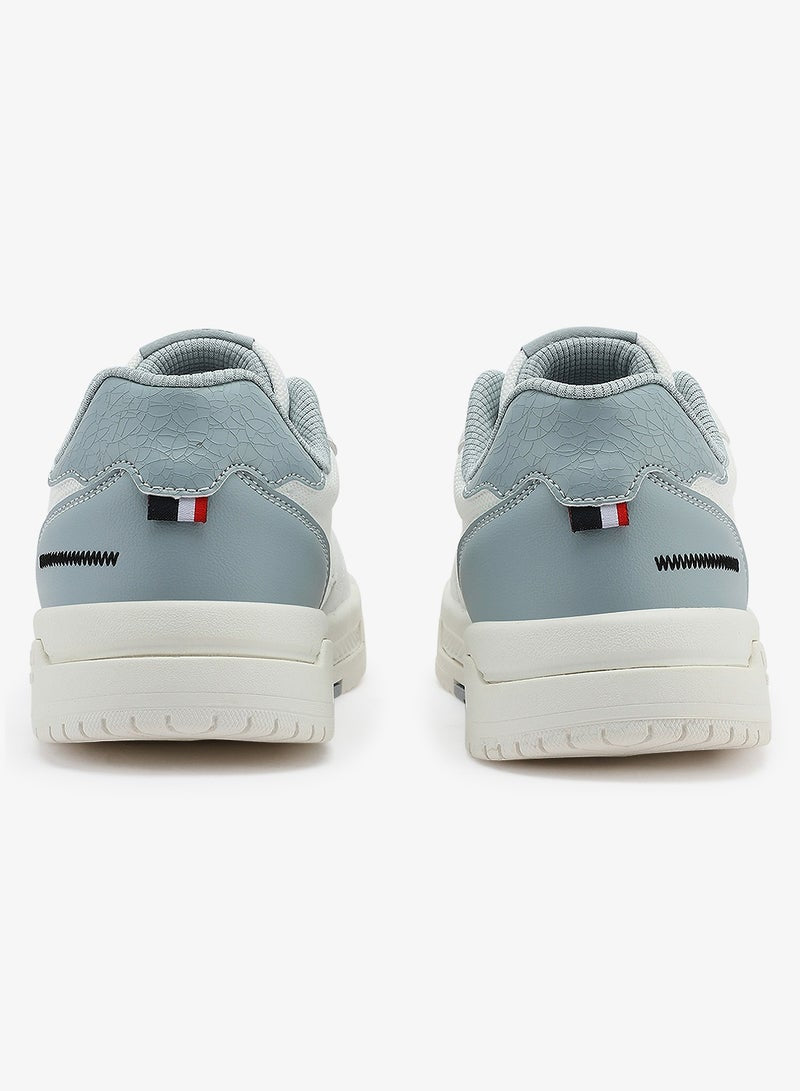 Women's White Sneakers - Bold Rugged Style with Durable Sole for Outdoor Wear Shoes