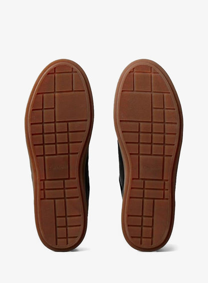 Leather Signature Logo Trainers