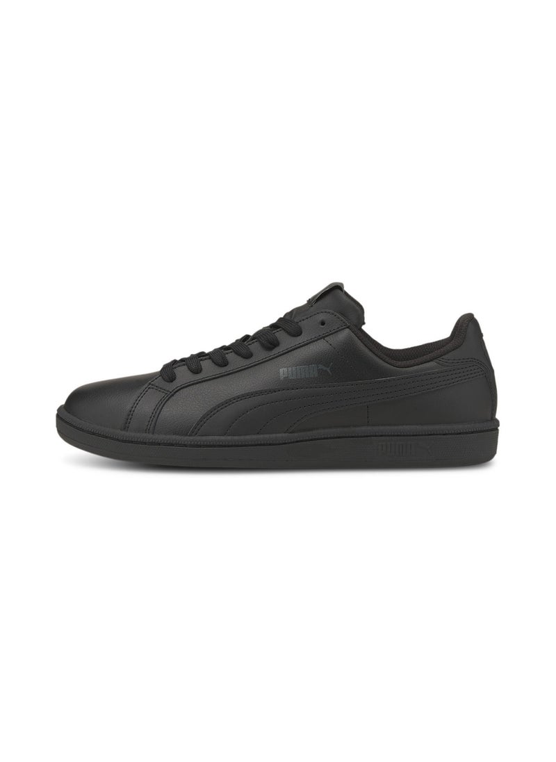 Smash Leather Unisex Black Casual Sneakers