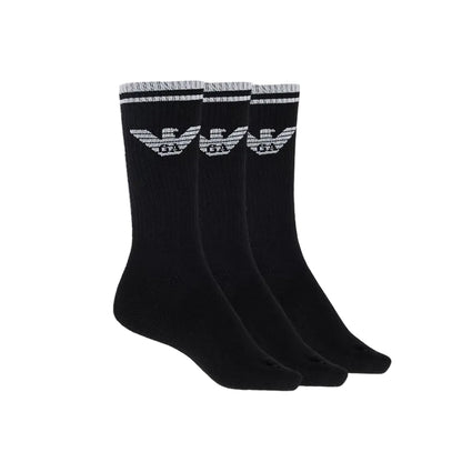 3 Pack Of Logo Crew Socks