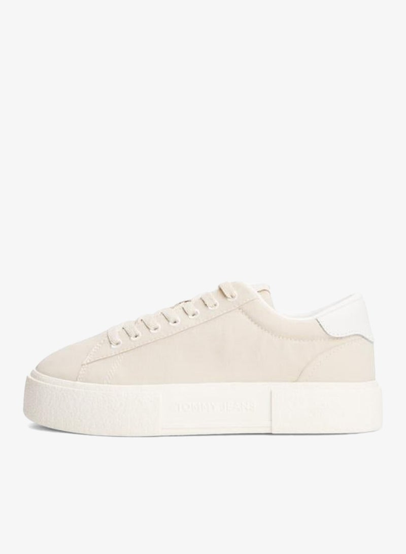 Flatform Lace Ups Sneakers
