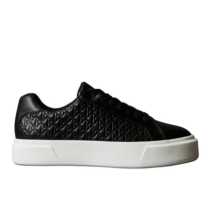 Leather Emblem Logo Trainers