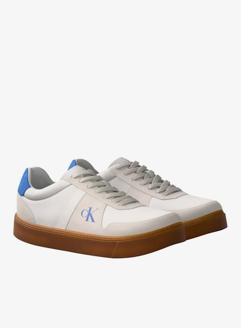 CK Baseline - Leather Signature Logo Trainers