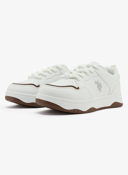 Women's  White Low-Top Sneakers - Style that Moves, Comfort Shoes that Lasts