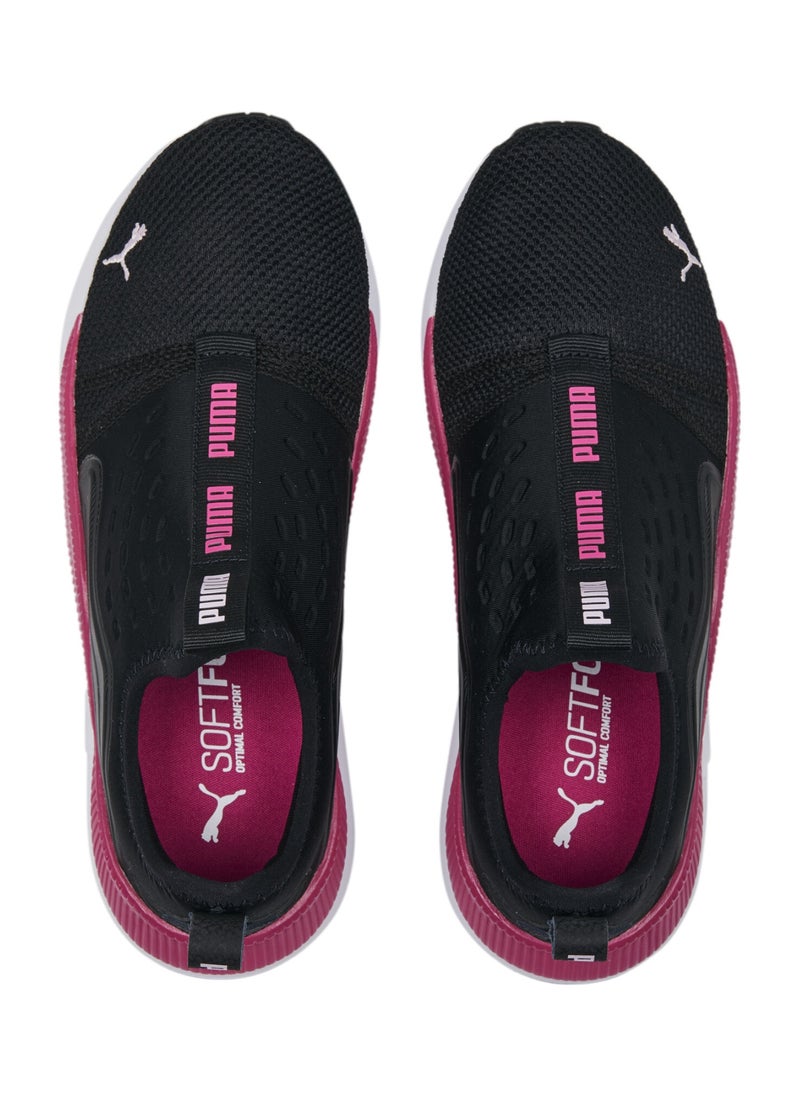 Pacer Future Slip-On Mens Black Trainers