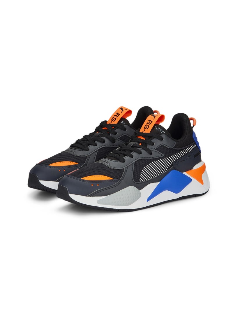 RS-X Geek Mens Black Sneakers