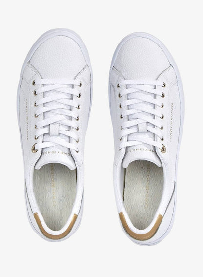 Essential Metallic Heel Lace-Up Sneakers