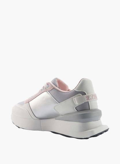 Women's Panelled Lace-Up Sneakers