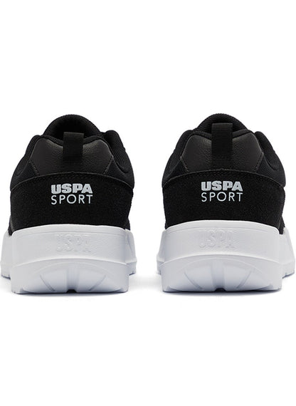 Men's Black Low-Top Sneakers - Lightweight Lace-Up Design, Comfortable for Everyday Outfits
