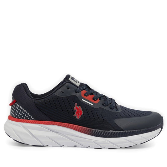 Men's Navy Low-Top Sneakers - Lightweight Lace-Up Design, Comfortable for Everyday Outfits