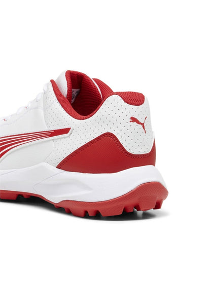 24 FH Rubber Unisex White Cricket Shoes