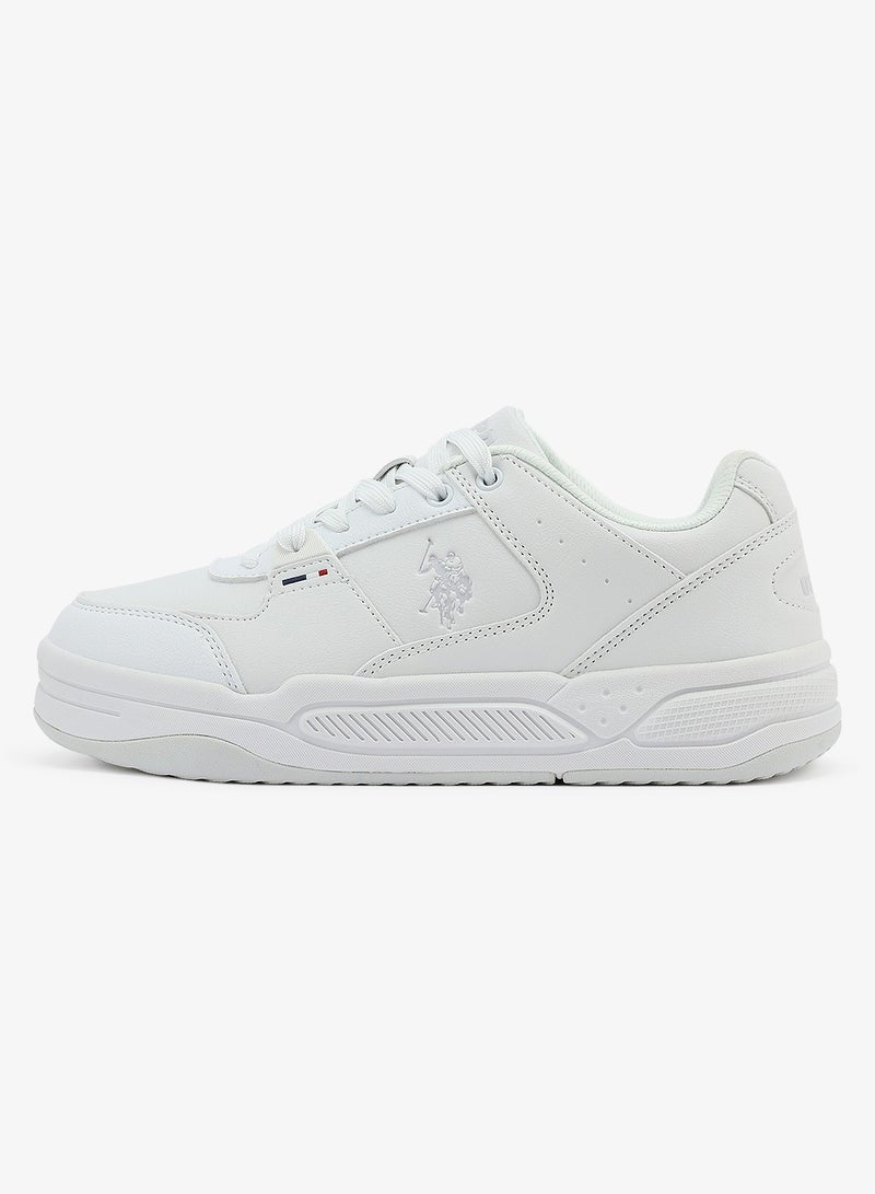 Women's  White Low-Top Sneakers - Style that Moves, Comfort Shoes that Lasts