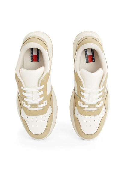 Retro Logo Lace Up Sneakers