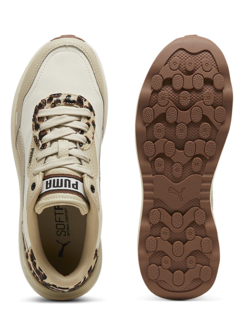 Runtamed Platform Drama Womens Beige Sneakers