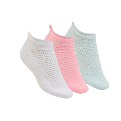 3 Pack Extended Terry Low-Cut Socks