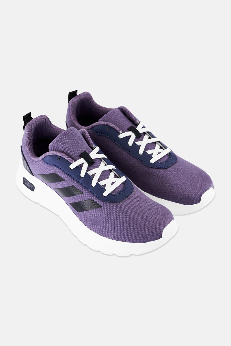 Men Cloudfoam Comfort Lace Up Outdoor Shoes, Purple
