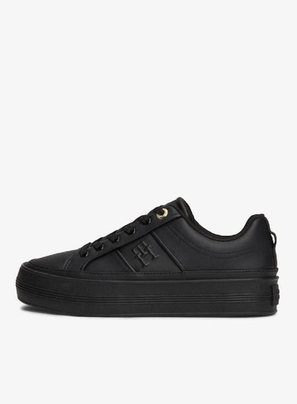 Leather Flatform Sneakers