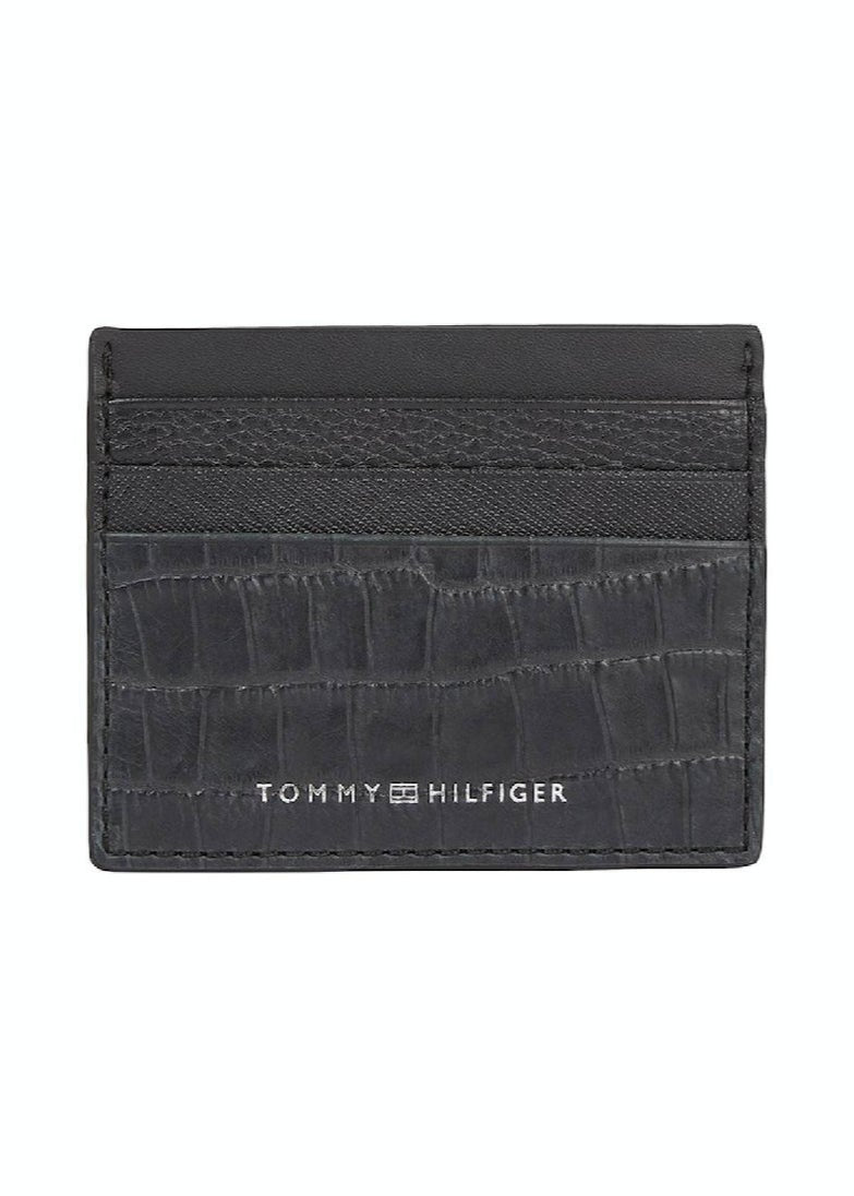 Men's Texture Leather Cardholder/ Waller - Leather, Black