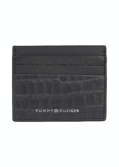 Men's Texture Leather Cardholder/ Waller - Leather, Black
