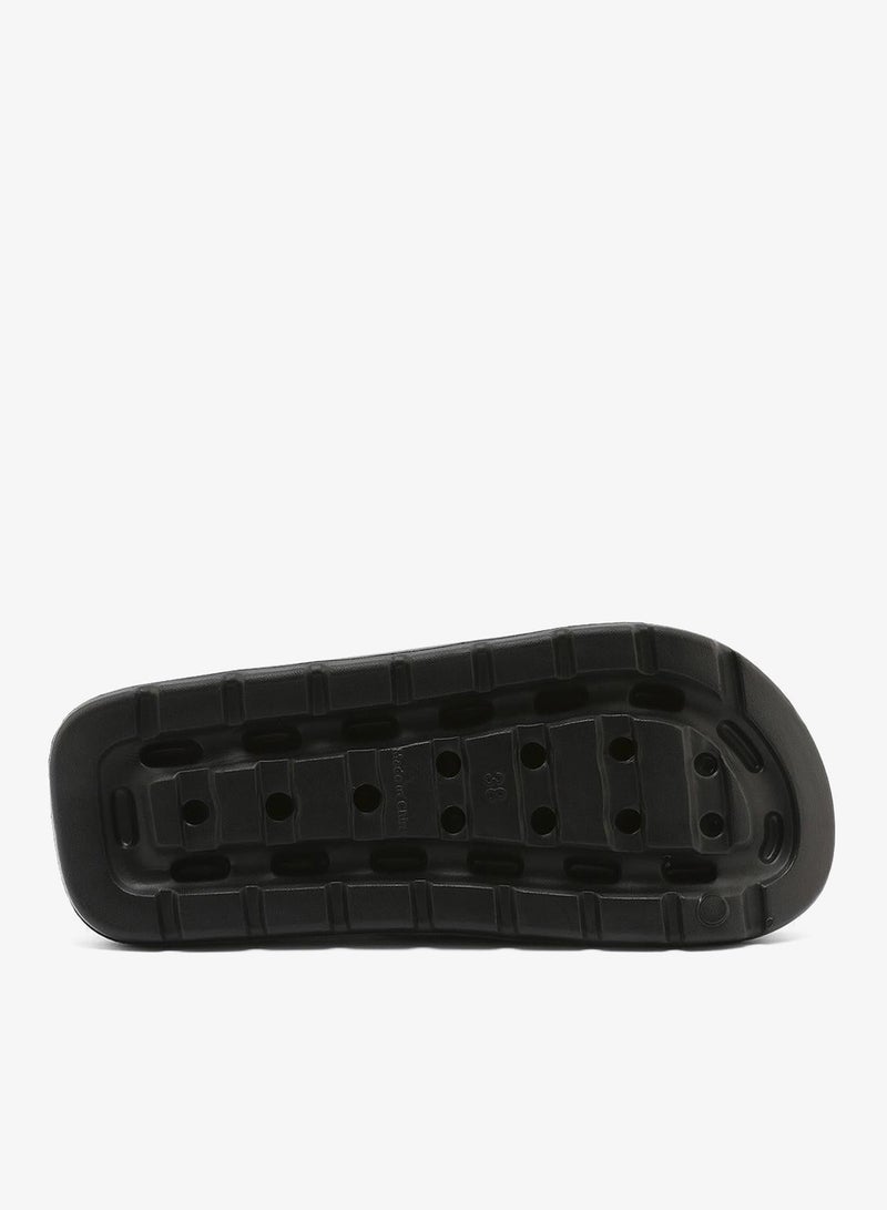 Women's Black Slides - Stylish Perfect for Casual Outfit
