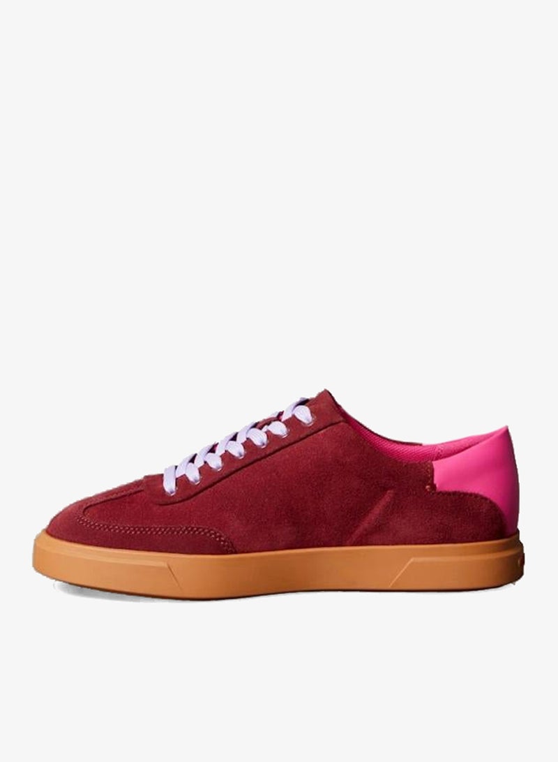 Suede Signature Logo Trainers