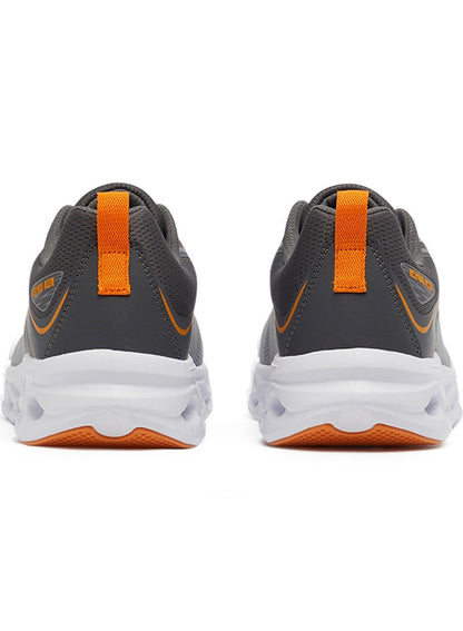 Men's Grey Low-Top Sneakers - Lightweight Lace-Up Design, Comfortable for Everyday Outfits