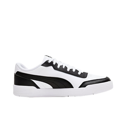Caracal Unisex White Black Trainers