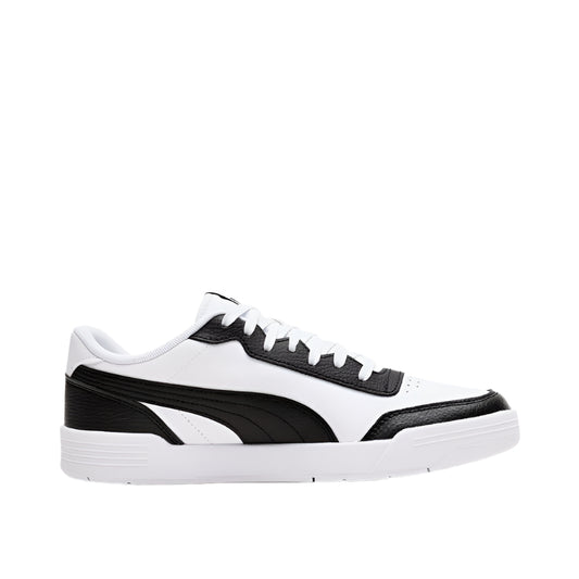 Caracal Unisex White Black Trainers