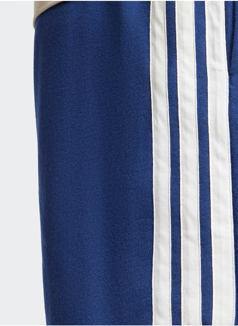 Essential 3 Stripe French Terry Shorts