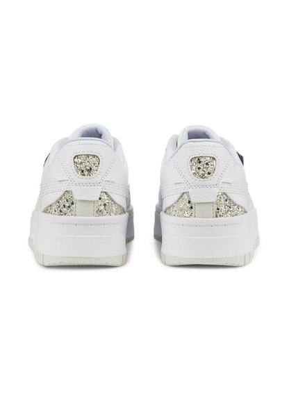 Cali Dream Star Quality Womens White Casual Sneakers