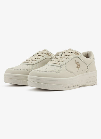Women's  Beige Low-Top Sneakers - Style that Moves, Comfort Shoes that Lasts