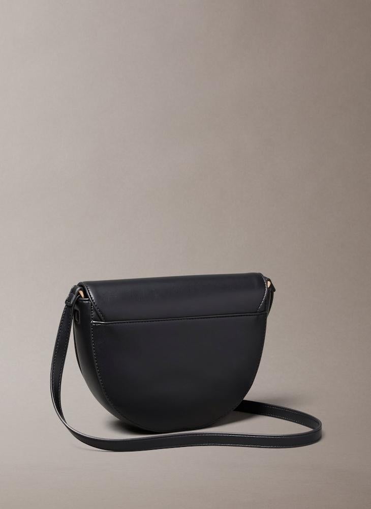 Logo Raised Saddle Crossbody