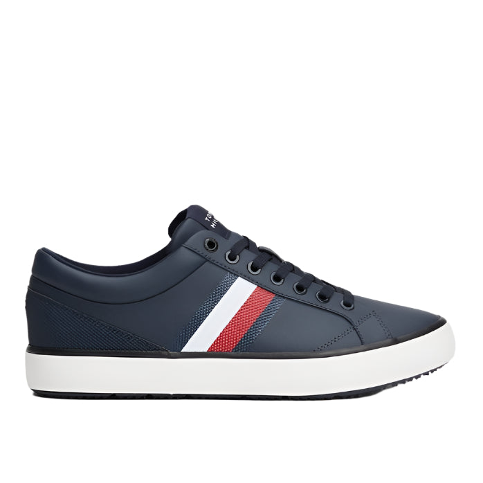 Leather Signature Tape Fine Cleat Sneakers