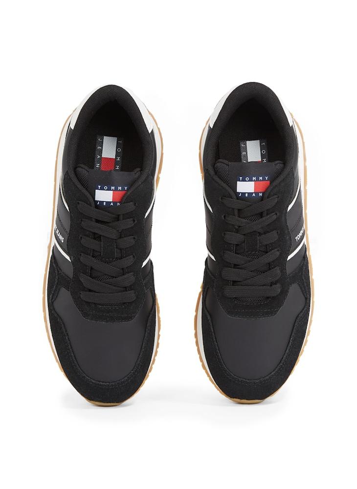 Logo Detail Lace Up Low Top Sneakers
