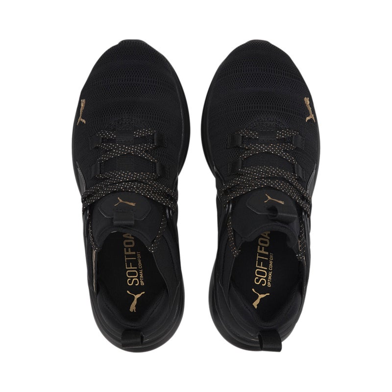 Enzo 2 Metal Womens Black Running Shoes