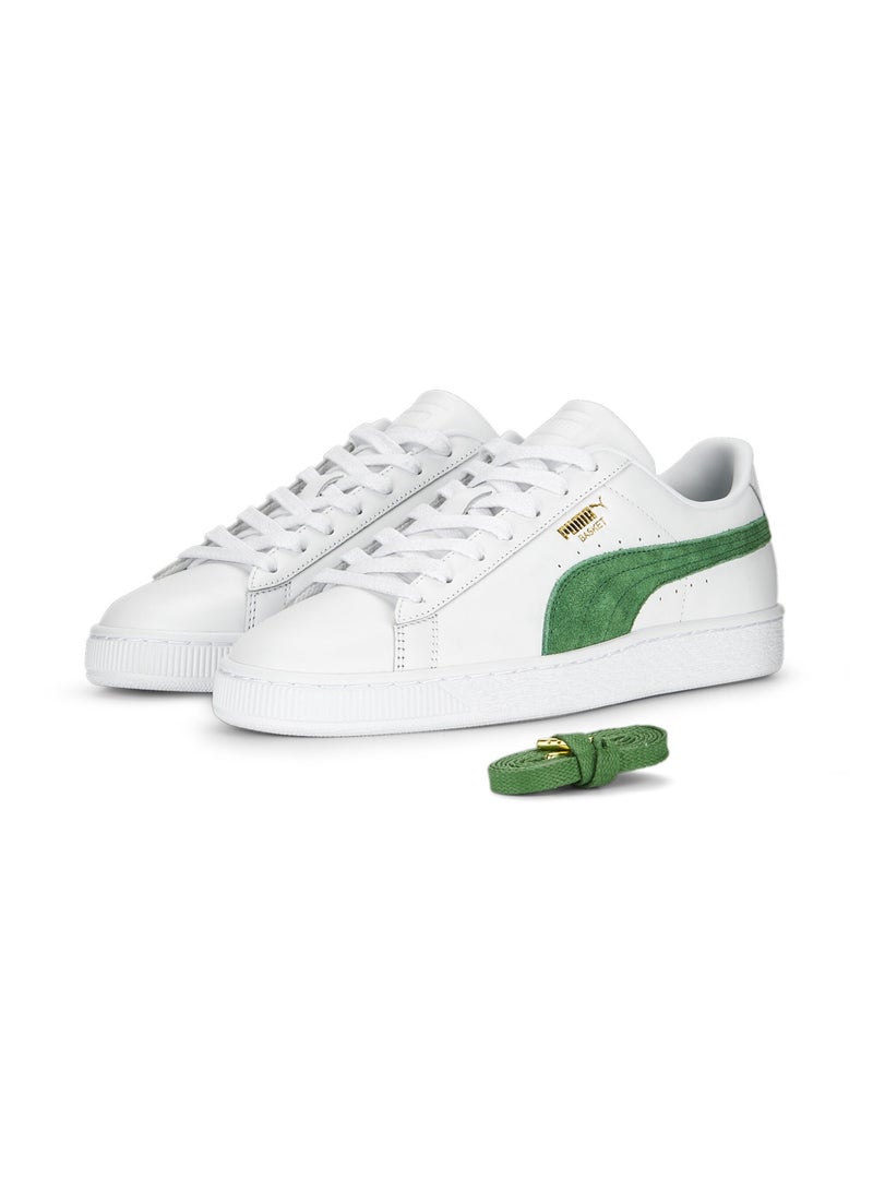Basket Classic 75Y Mens White Premium Sneakers