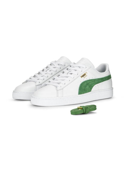 Basket Classic 75Y Mens White Premium Sneakers