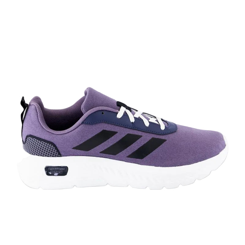 Men Cloudfoam Comfort Lace Up Outdoor Shoes, Purple