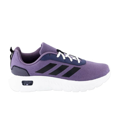 Men Cloudfoam Comfort Lace Up Outdoor Shoes, Purple