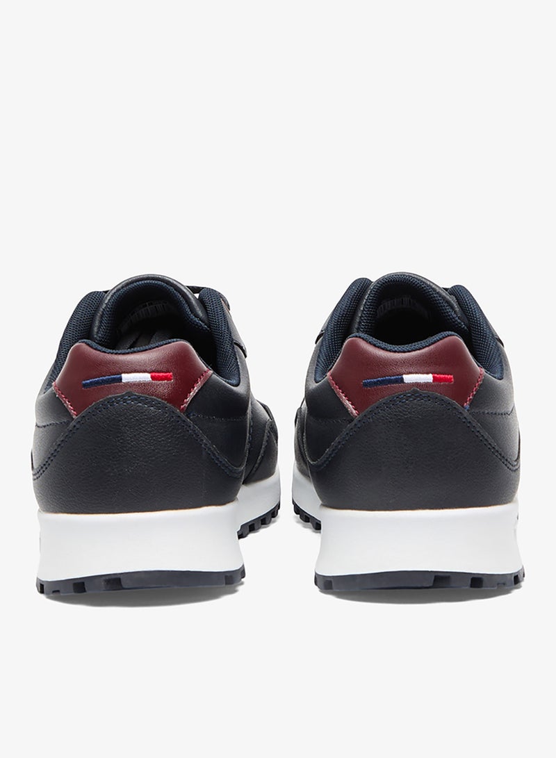 Men's Navy Casual Sneakers - Classic Style Shoes with Cushioned Comfort