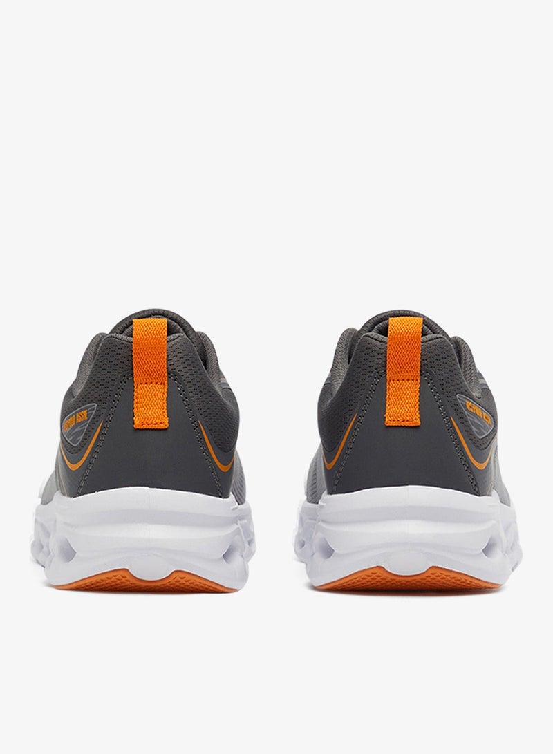 Men's Grey Low-Top Sneakers - Lightweight Shoes Lace-Up Design, Comfortable for Everyday Outfits