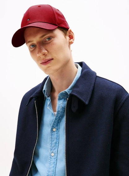 Hilfiger Flag Logo Embroidery Baseball Cap