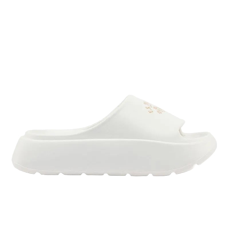 Women's White Slides - Stylish Perfect for Casual Outfit