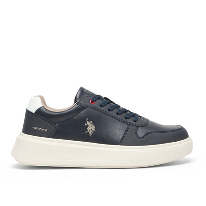 Men's Navy Low-Top Casual Sneakers – Classic Style with Durable Sole for All-Day Comfort