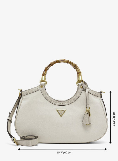 Zabry Large Bamboo Satchel Bag