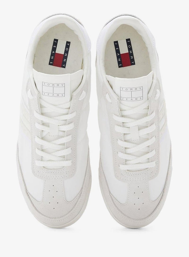 Retro Lace Up Low Top Sneakers