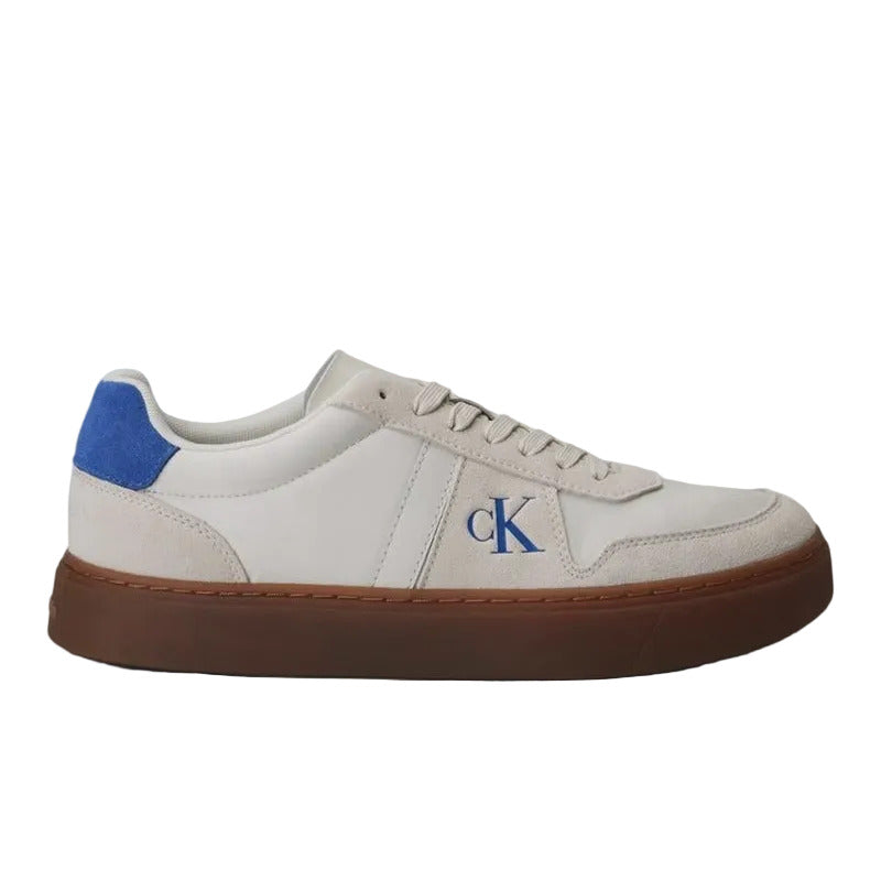 CK Baseline - Leather Signature Logo Trainers